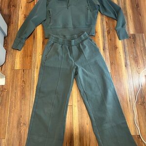 Old  navy teal green quarter zip